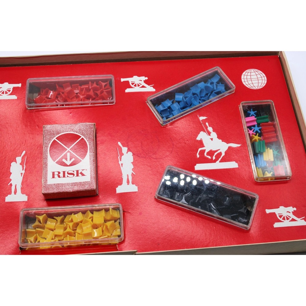 Vintage RISK Continental Board Game 1968 by Parker Brothers (no instructions) - Picture 5 of 11